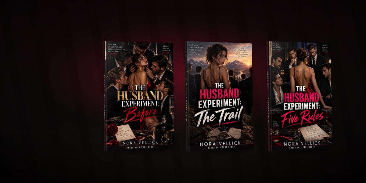 The three books of The Husband Experiment by Nora Vellick: Before, The Trail and Five Rules